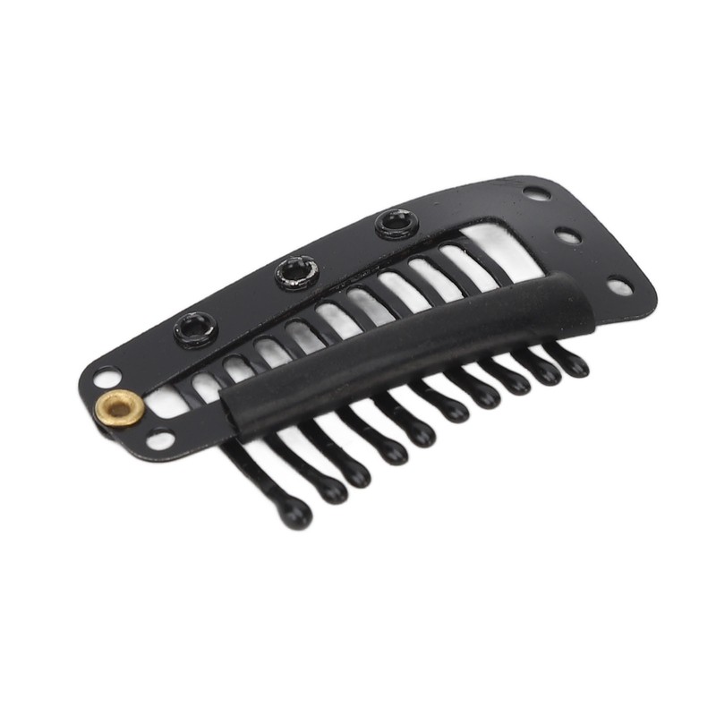 100pcs Hair Extension Clips Multipurpose 38mm 10 Teeth Wig Clips