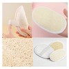 Jaunty Natural Loofah (Paquete de 5) Esponja Exfoliante Corporal Hecha