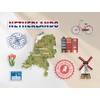 A5 Sticker Sheet - Netherlands Vinyl Stickers - Dutch Holland