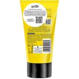 Got2b Glued Water Resistant Spiking Gel 150ml ; Ultra fijación, fórmula vegana sin sulfatos, siliconas ni parábenos