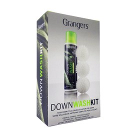 Grangers Down Wash Kit | Down Wash 10 oz Concentrate and 3 Reusable Dry Balls To Restore Down Loft