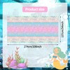 Mermaid Tablecloth 108 x 54 Inch Disposable Tablecloth Waterproof Plastic