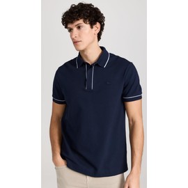 Lacoste Men's Short Sleeve Regular FIT Polo, Navy Blue