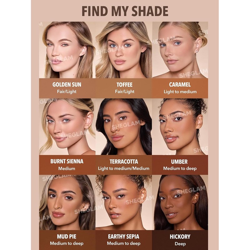 SHEGLAM Bronceador Líquido Mate Sun Beam - Toffee