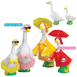 Fox Valley Traders Gaggleville™ Bikini & Raincoat Goose, Baby, Outfits Bundle
