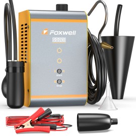 FOXWELL Automotive EVAP Smoke Machine Pipe System Leak Detector Vacuum Diagnostic Tester