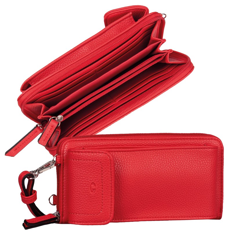 TOM TAILOR Women's Ela 1 Zip Wallet, red