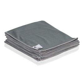Marc Crouch® 4 x Premium Carbon Cloths Microfibre Glass Cloths 40 x 40 cm - Lint-Free / Streak-free Windows - Microfibre Carbon Cloths Glass Cloths/Waffle Towels (4)