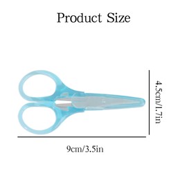 Motmucot 6PCS Small Sewing Scissors Stainless Steel Crafting Sharp Scissors with Cover, Mini Scissor Precision Portable Scissor for Paper Cutting Sewing Crafting Quilting(Pink,Blue,Purple)