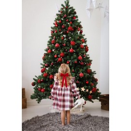 Velvet Hair Bows for Girls Toddlers Red Velvet Bows for Girls Women, Velvet Ribbon Bow Hair Clips, Trendy Velvet Hair Accessories for Women Girls Christmas Gifts, Red Velvet Hair Bows