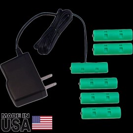 Battery Eliminator Store 6 AA Battery Eliminator - 9 Volts - AC Powered