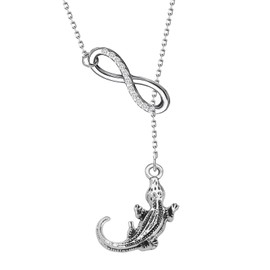 KUIYAI Beard Dragon Gift Beard Dragon Necklace Once Upon A Time There Was A Girl Who Really Loved Bearded Dragon Metal