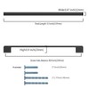 KNOKLOCK 10 Pack 8.8 Inch(224mm) Kitchen Cabinet Handles Matte Black