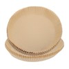 sourcing map 100pcs Oil Air Fryer Paper Liners 10.04" Round