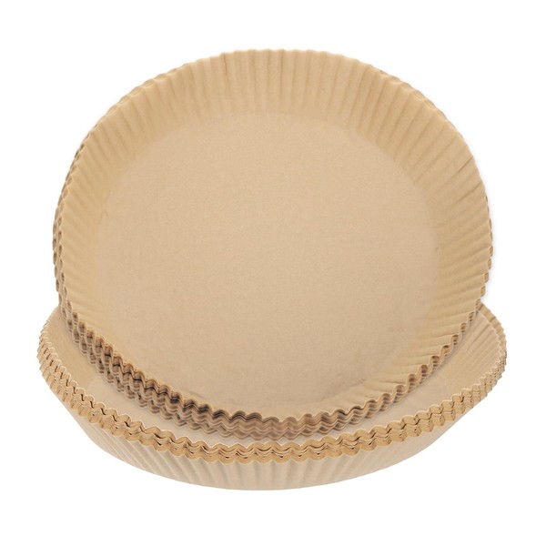 sourcing map 100pcs Oil Air Fryer Paper Liners 10.04" Round