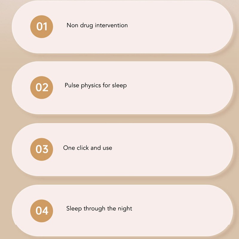 Handheld Sleeping Aid Massaging Relaxing Soothing Pulse Musical Sleep Instrument