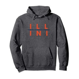 Illinois IL Fans Pullover Hoodie