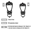 2 Pair Universal Non Slip Ice Gripper Spikes,8 Steel Ice