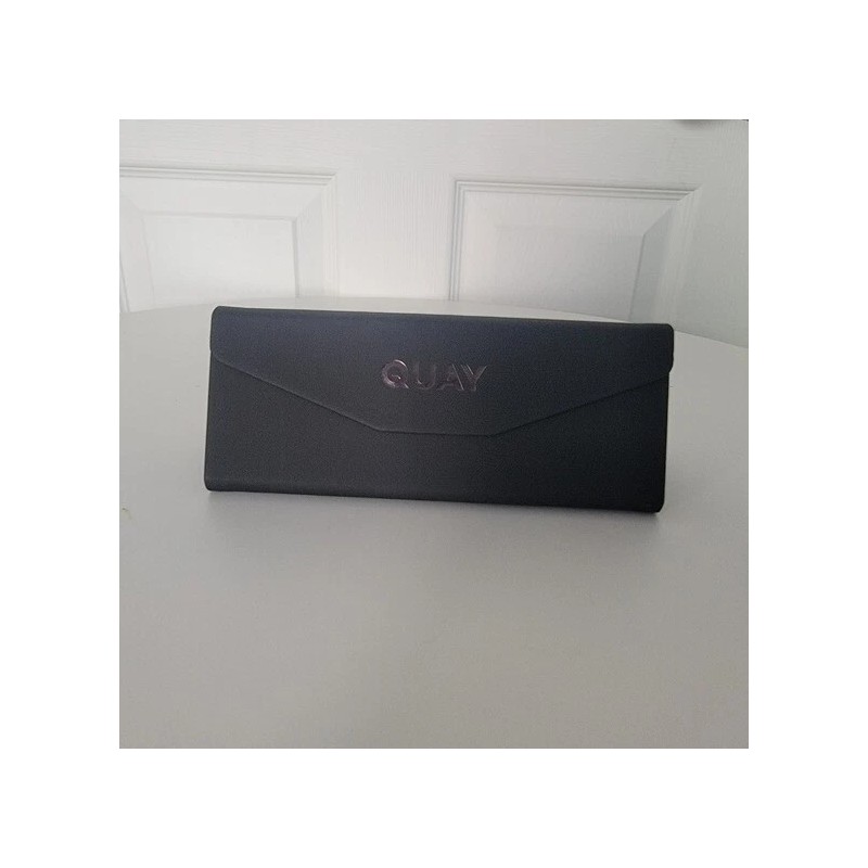 Quay Nigh Cap Matte Black Polarized Sunglasses