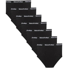 Natural Feelings Mens Briefs Underwear Mens Cotton Classics Briefs Full Rise Mens Underwear Briefs Pack