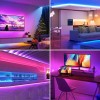 Moñinar Tiras Led Wifi Inteligente Alexa Multicolor Rgb Luces 20m