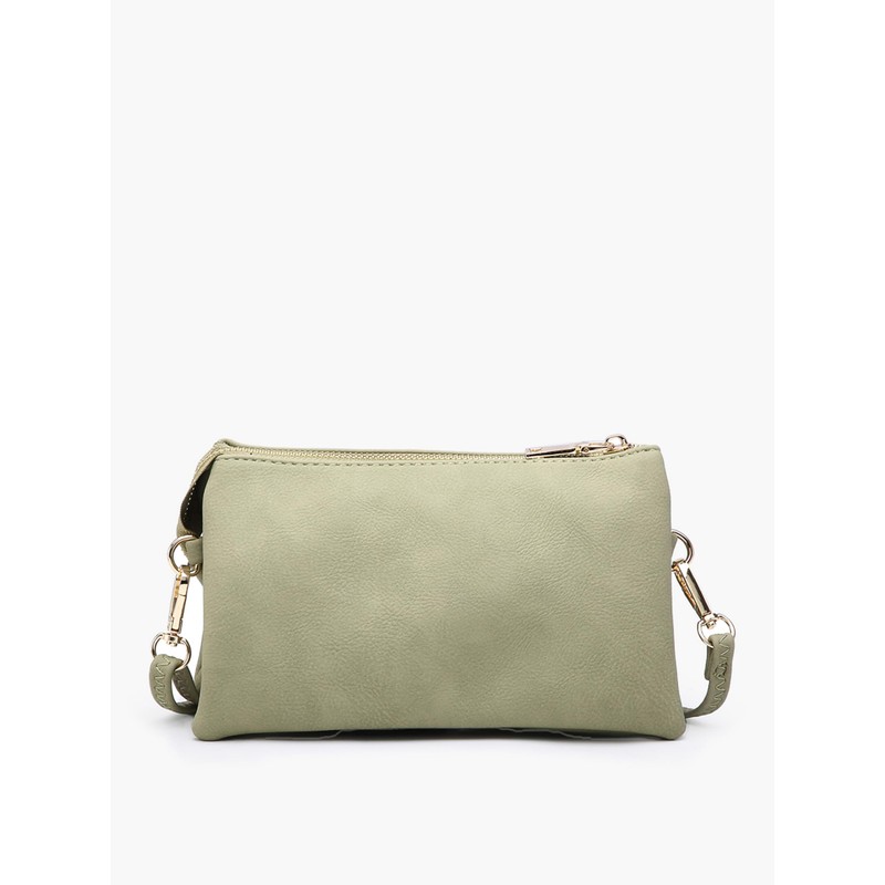 JEN & CO. Riley Vegan Leather Wristlet, Womens, Small Clutch,