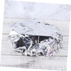 WOONEKY Elastic Edge Aluminum Foil Hair Cap Heat Insulation Diffusing