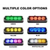 STBLTBAR 2 PCS 4-LED Emergency Strobe Lights for Trucks 12-24V