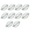 10PCS Stainless Steel Spring Fishing Feeder Bait Cage Holder Tackle