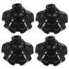 KONTONTY 4pcs Anti-sag Footmuffs for Camping Chairs Leg Caps Non-Slip