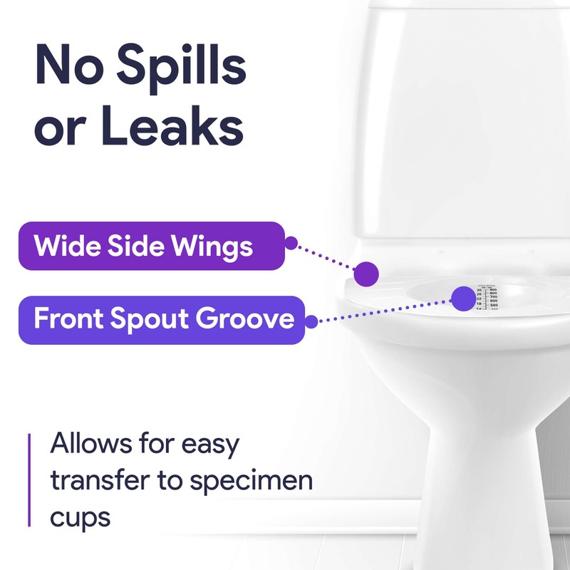 Urine Hats for Toilet - Reinforced Ribbing Stool Sample Collection