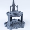 3D Vikings Elfenreich Floating Island with Ritual Altar, Scale 28/32