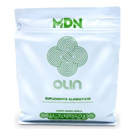 Protena Vegana Olin MDN Sports 1.2kg Delicioso Sabor Pltano-Vainilla, 1.2kg, con 21g de Protena, Calidad Pura                                         