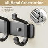 Coat Rack Wall Mounted Heavy-Duty: Metal Coat Hanger 6 Hooks