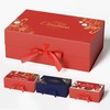 GIFTHOPE Christmas Magnetic Gift Boxes with Golden Pattern，32.2 X20.3 X11.4