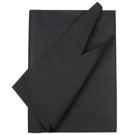 100 Sheets Black Tissue Paper Gift Wrap, Tissue Paper Used for Gift Wrapping,Birthday Party,Arts Crafts,Size:19.7 x 13.8 Inch (Black)