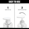 Shampoo Pump Dispenser, YACEYACE 3Pcs 16.9oz Clear Shower Soap Dispenser