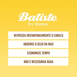 Batiste Dry Shampoo, Blonde, 6.35oz. Packaging May Vary