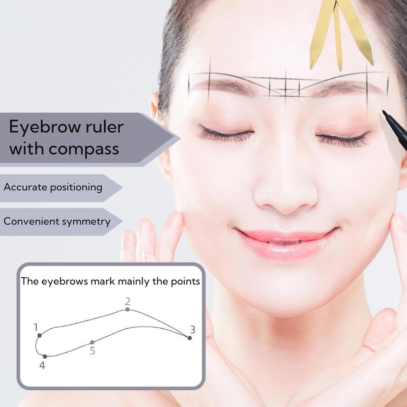 Diseño de Cejas, Kit Planchado de Cejas Regla de Cejas