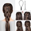 6 Pieces Plastic Magic Hair Braid Tail Styling Kit Ponytail