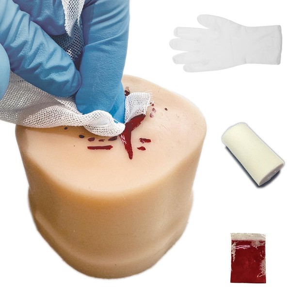 【Wound Tourniquet Bleed Stop Training KIT】- 7 in 1 Wound