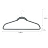 Simplify Extra Wide 21” Velvet Coat Hangers | 6 Pack