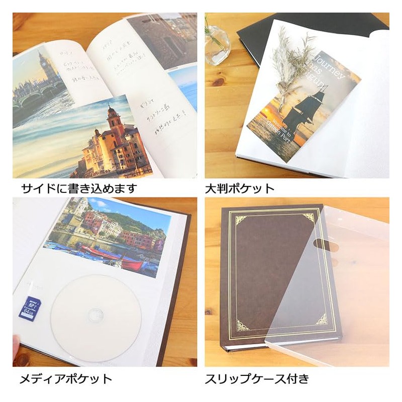 ナカバヤシ 1PLポケットアルバム ヴァース 1PL-152-W ホワイト