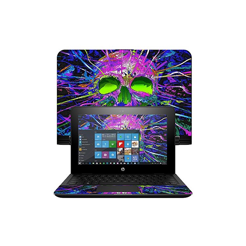 MightySkins Skin Compatible With HP x360 Convertible 11" (2017) wrap