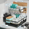 7 code Large Dish Drying Rack for Kitchen Counter, Detachable