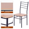 Giantex Modern 5 Piece Dining Table Set with 4 Chairs