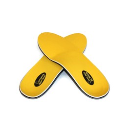 Samurai Insoles Sumos acolchados ortopédicos para pies planos, perfectos para botas de trabajo, zapatillas o zapatos espaciosos, Mens 4-4 1/2 | Womens 6-6 1/2