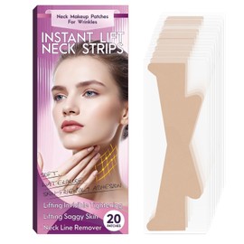 Neck Patch, Neck Wrinkle, Improving Pad, Neck Tape, Lifting, Fast Effect, High Elasticity, Neck Wrinkle Removal Sheet, Wrinkle Reducing Tape, For Wrinkles, Double Chin, Neck Sagging, Improving Neck Wrinkle Care, Moisture Care, Neck Wrinkles, 20 Pieces