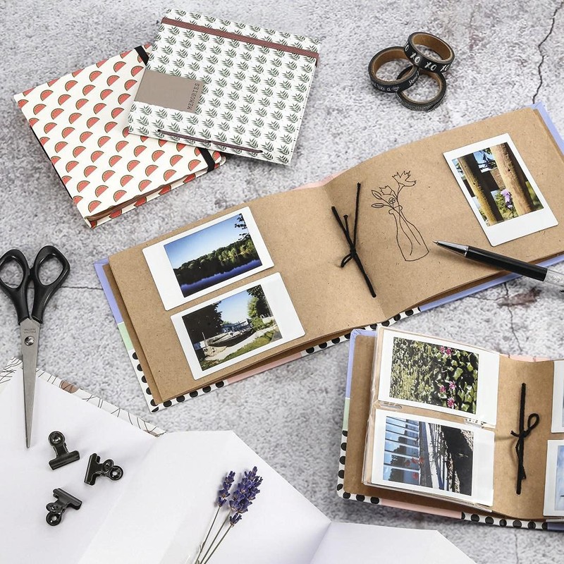 Hama Fern Slip-in Photo Album - Green/White