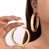 Otxas Large Gold Hoop Earrings Lightweight Big Chunky Gold Hoops
